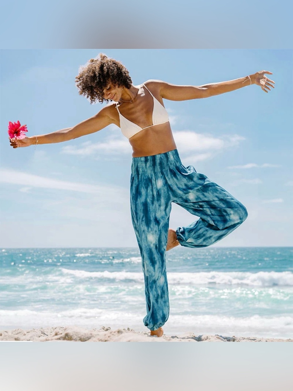 LOTUS AND LUNA Tie Dye Haram Pants
